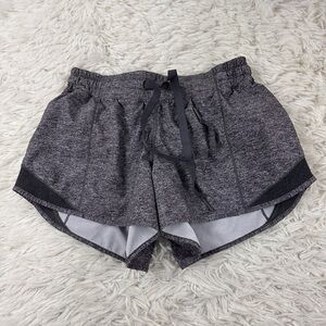 Lululemon Hotty Hot Short (4") Heathered Black